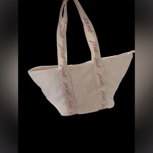 FLAWLESS PINK Victoria's Secret White with Pink Straps